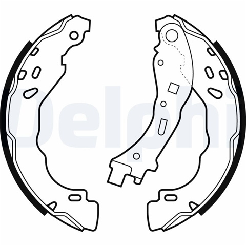 Set Saboti Frana Delphi Citroën LS2065