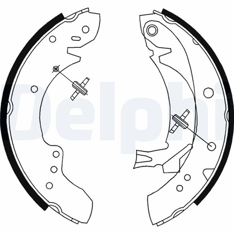 Set Saboti Frana Delphi Fiat LS1712