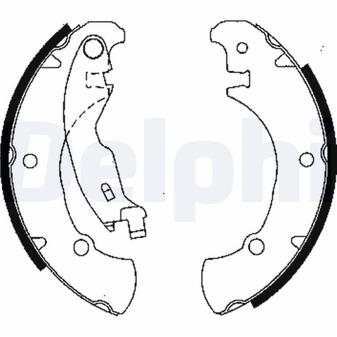 Set Saboti Frana Delphi Fiat LS1840