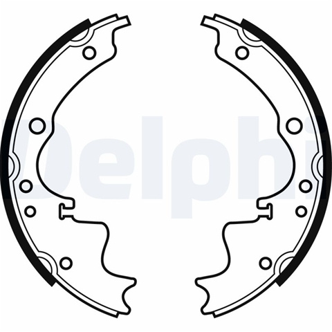 Set Saboti Frana Delphi Ford LS1261