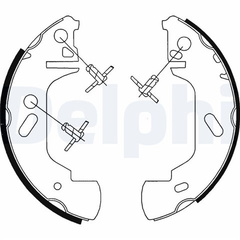 Set Saboti Frana Delphi Ford LS1701