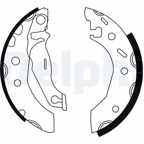 Set Saboti Frana Delphi Ford LS1728