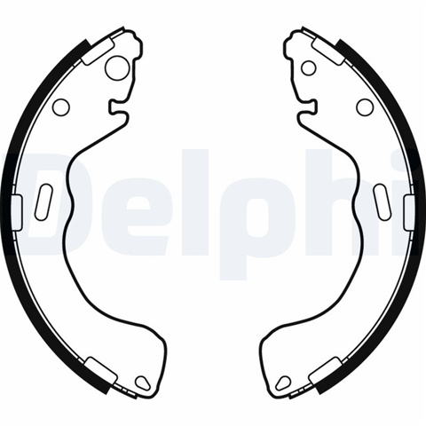 Set Saboti Frana Delphi Ford LS1879