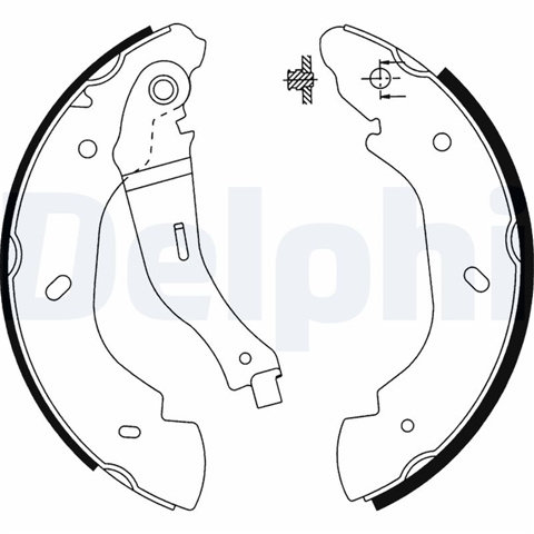Set Saboti Frana Delphi Ford LS1915