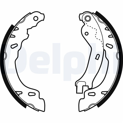 Set Saboti Frana Delphi Ford LS1971