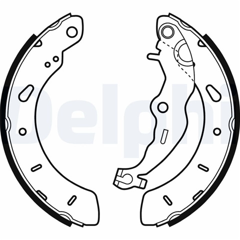 Set Saboti Frana Delphi Ford LS2062