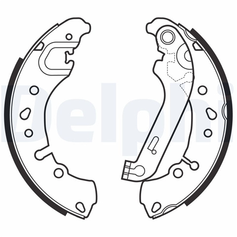 Set Saboti Frana Delphi Ford LS2151