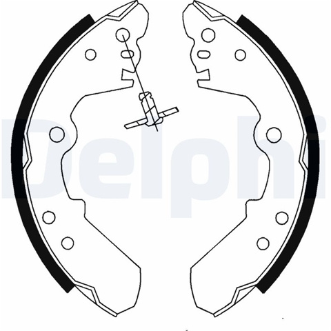 Set Saboti Frana Delphi Isuzu LS1687