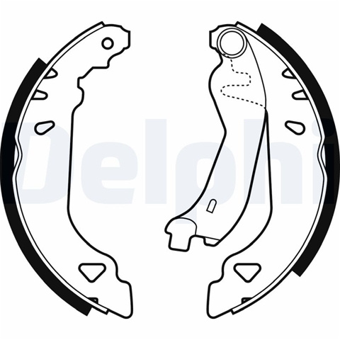 Set Saboti Frana Delphi Lancia LS1378
