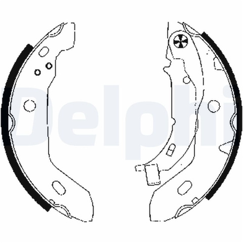 Set Saboti Frana Delphi Mercedes-Benz LS1841