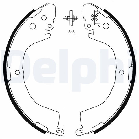 Set Saboti Frana Delphi Mitsubishi LS1826