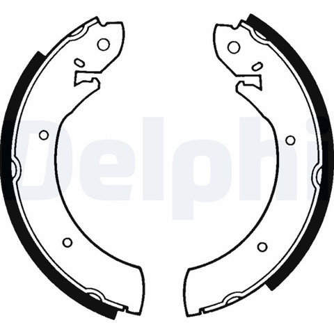 Set Saboti Frana Delphi Nissan LS1179