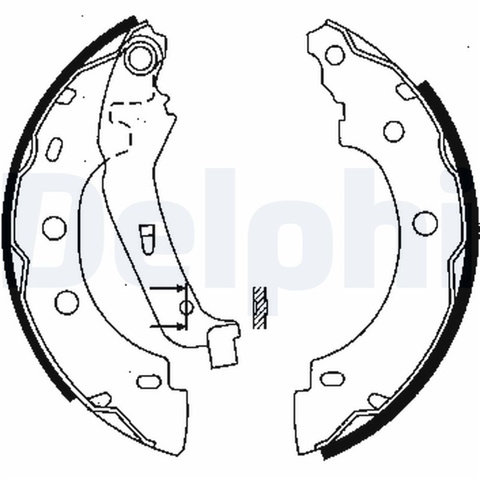 Set Saboti Frana Delphi Nissan LS1842