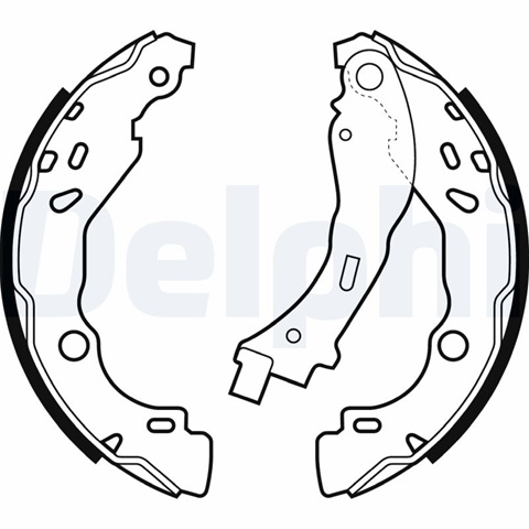 Set Saboti Frana Delphi Nissan LS2066