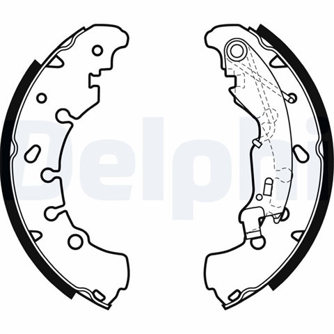 Set Saboti Frana Delphi Opel LS1980