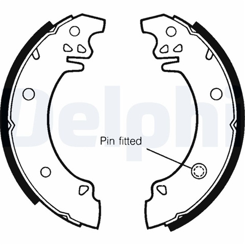 Set Saboti Frana Delphi Peugeot LS1303