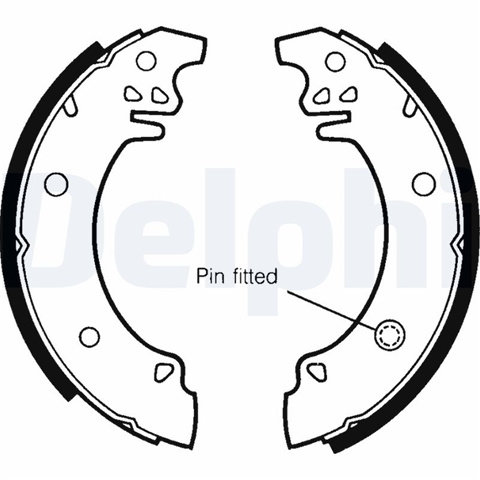Set Saboti Frana Delphi Peugeot LS1303