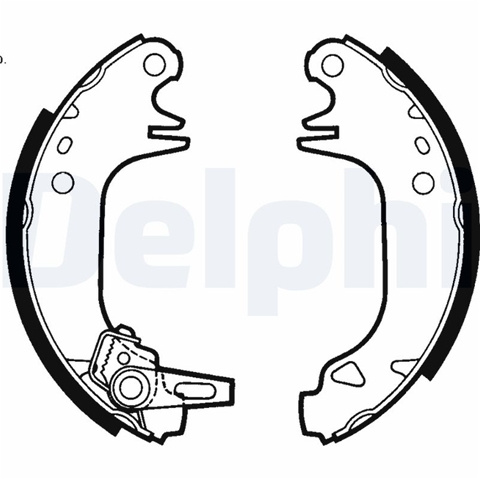 Set Saboti Frana Delphi Peugeot LS1423