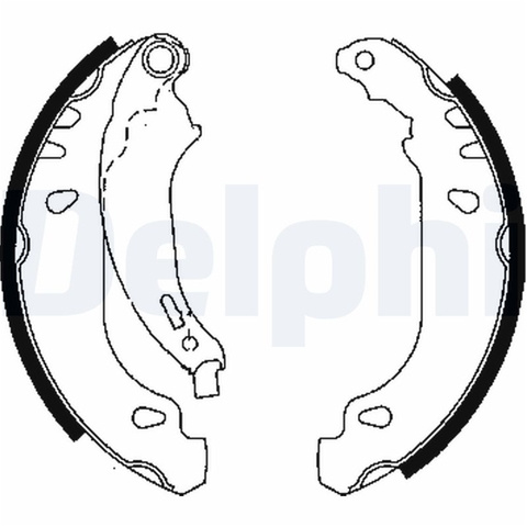 Set Saboti Frana Delphi Peugeot LS1848
