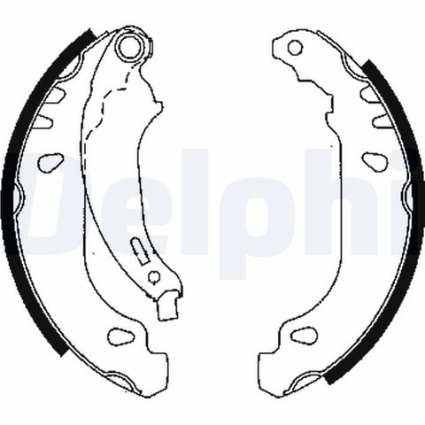 Set Saboti Frana Delphi Renault LS1844