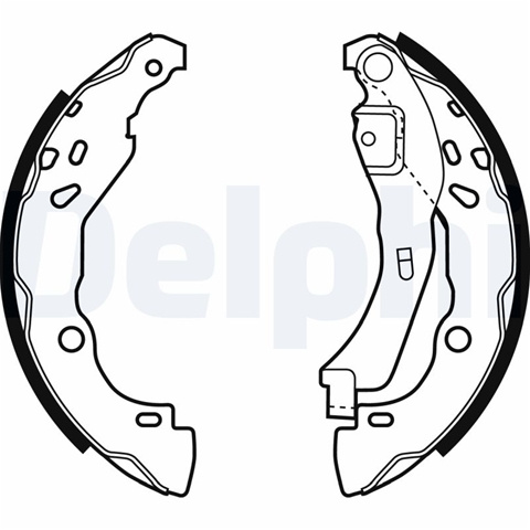 Set Saboti Frana Delphi Renault LS1929