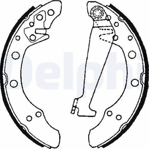 Set Saboti Frana Delphi Skoda LS1625