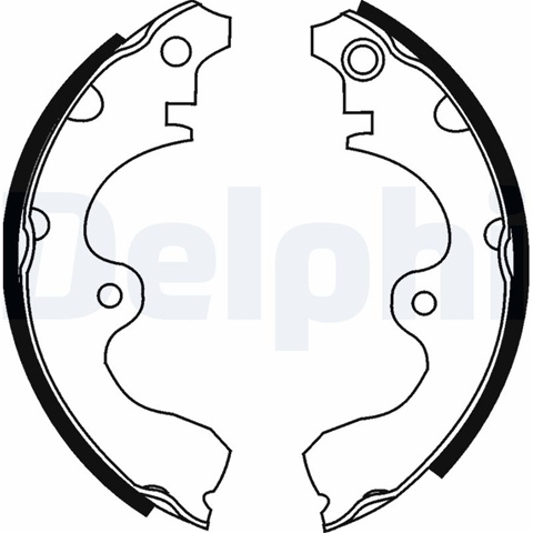 Set Saboti Frana Delphi Toyota LS1638