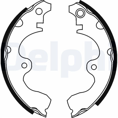 Set Saboti Frana Delphi Toyota LS1638