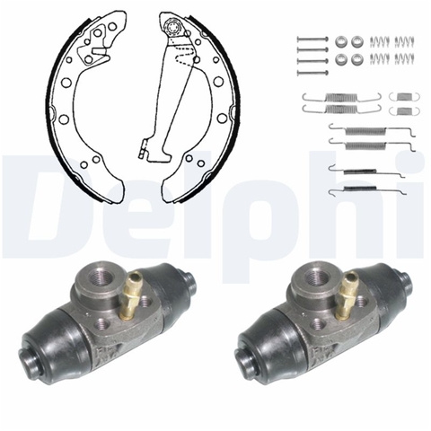 Set Saboti Frana Delphi Vw KP850