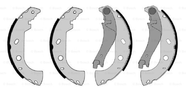 Set saboti frana (F026004559 BOSCH)