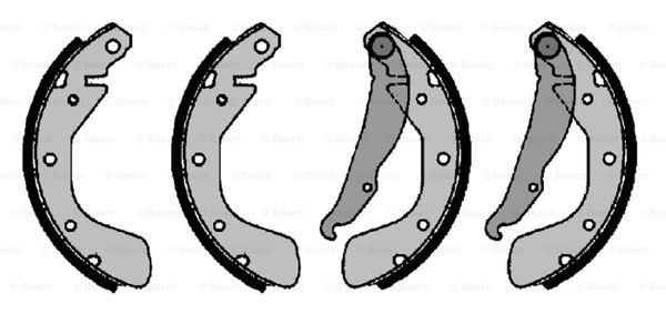 Set saboti frana (F026004614 BOSCH)