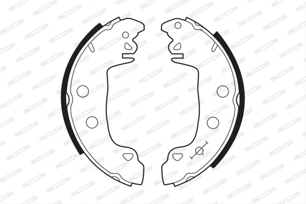 Set Saboti Frana Ferodo Alfa Romeo FSB333