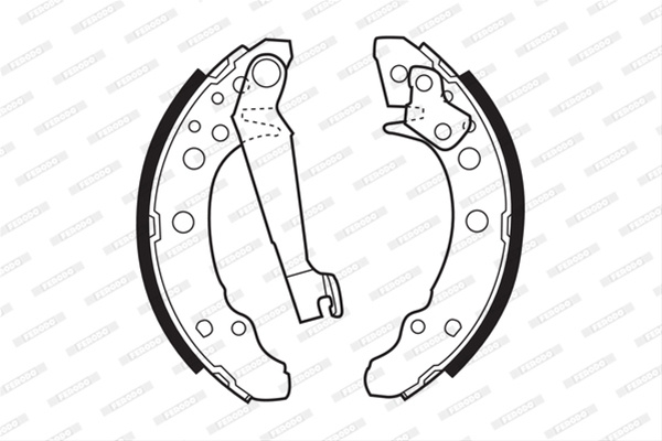 Set Saboti Frana Ferodo Audi FSB191