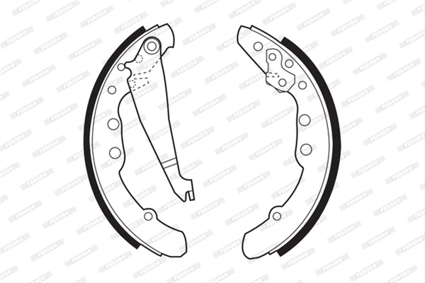 Set Saboti Frana Ferodo Audi FSB409