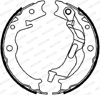 Set Saboti Frana Ferodo Chevrolet FSB4017