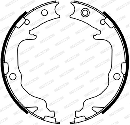 Set Saboti Frana Ferodo Chrysler FSB4059