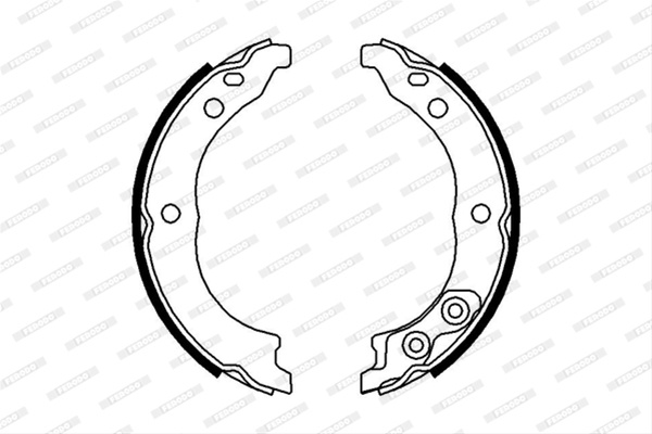 Set Saboti Frana Ferodo Citroën FSB680