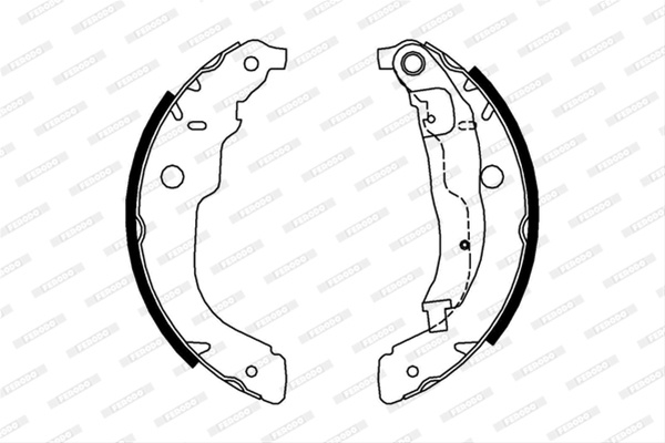 Set Saboti Frana Ferodo Citroën FSB694