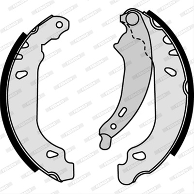 Set Saboti Frana Ferodo Dacia FSB584