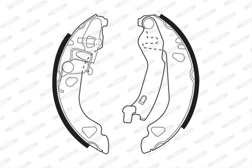 Set Saboti Frana Ferodo Fiat FSB477