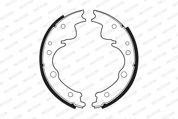 Set Saboti Frana Ferodo Ford FSB393R