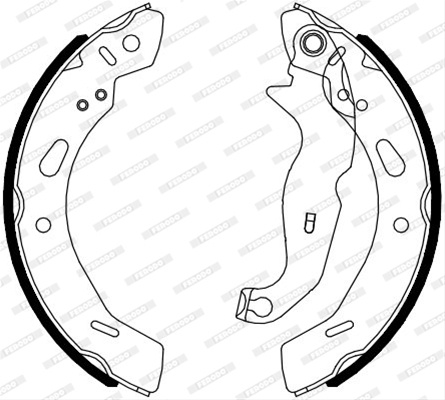 Set Saboti Frana Ferodo Ford FSB4080