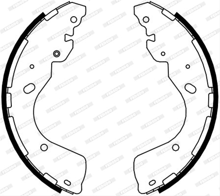 Set Saboti Frana Ferodo Ford FSB4108