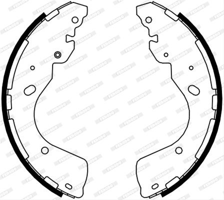Set Saboti Frana Ferodo Ford FSB4108