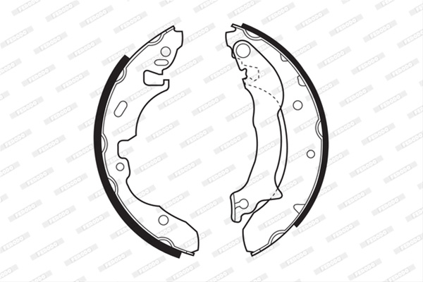 Set Saboti Frana Ferodo Ford FSB537