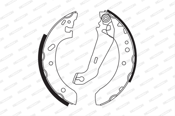 Set Saboti Frana Ferodo Ford FSB552