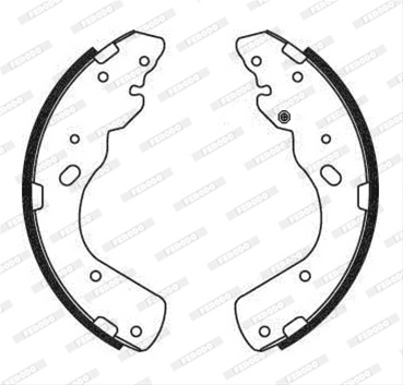 Set Saboti Frana Ferodo Ford FSB684