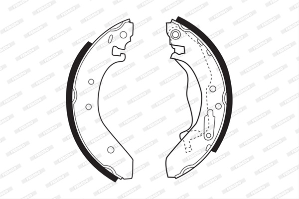 Set Saboti Frana Ferodo Honda FSB271