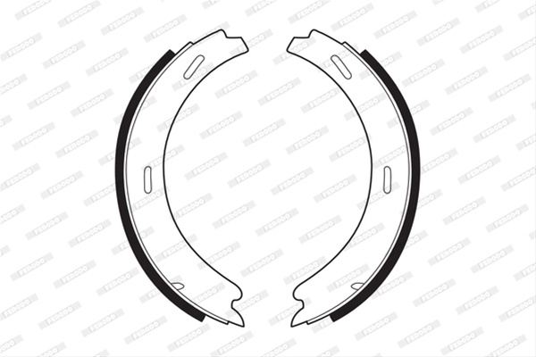  set Saboti Frana Ferodo Mercedes-Benz FSB196