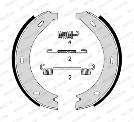 Set Saboti Frana Ferodo Mercedes-Benz FSB4306